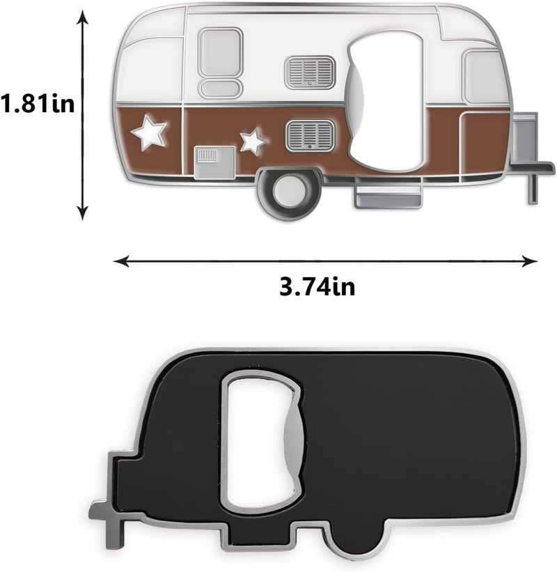 Haigoo Magnetic Rv Bottle Opener with Cap Cather, Unique RV Gift Set,Magnets Sticker to Fridge for Easy Storage,Perfect Camping Accessories Beer Gift Ideas for Camper Lover,Cool Rv Gadgets - Image 4